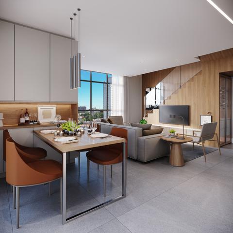 Apartamento para  no Alto da Glória em Curitiba com 22,3m² por R$ 353.791,48