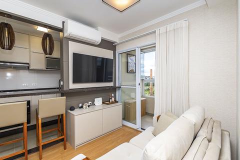 Apartamento para locacao no Bacacheri em Curitiba com 51,95m² por R$ 4.100,00